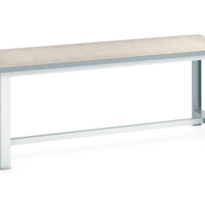 Industrial Workplace Benches - Cubio Framework Bench (Lino) . WxDxH: 2000X750X840mm Ral 7035 _SKU-41003180.16V