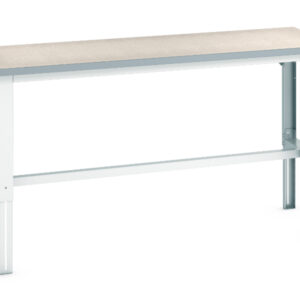 College Workbench - Cubio Framework Bench Adj Height (Lino) . WxDxH: 2000X750X740-1140mm Ral 7035 _SKU-41003216.16V