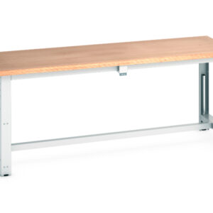 Bott Stepless Adjustable Height Electric Workbench - Cubio Stepless Adjustable Height Bench Electric, with Multiplex Worktop U. K. . WxDxH: 2000X750X840-1140mm Ral 7035 _SKU-41003564.16