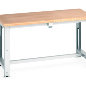 Bott Electric Workbench - Cubio Stepless Adjustable Height Bench Electric, with Multiplex Worktop U. K. . WxDxH: 1500X750X840-1140mm Ral 7035 _SKU-41003566.16