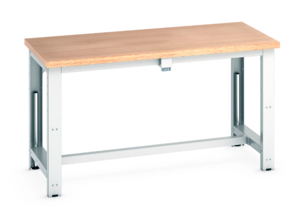 Bott Electric Workbench - Cubio Stepless Adjustable Height Bench Electric, with Multiplex Worktop U. K. . WxDxH: 1500X750X840-1140mm Ral 7035 _SKU-41003566.16
