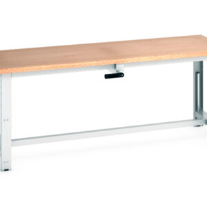 Bott Multiplex Worktop Workbench - Cubio Stepless Adjustable Height Bench. WxDxH: 2000X750X840-1140mm Ral 7035 _SKU-41003572.16