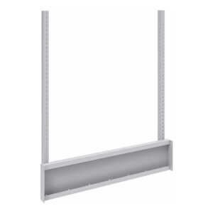 Rear Frame Uprights 2 Pack for Cubio Storage Bench (1. 5M). WxDxH: 1400X111X1720mm Ral 7035 _SKU-41010154.16