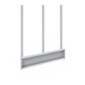 Rear Frame Uprights 3 Pack for Cubio Storage Bench (1. 5M). WxDxH: 1400X111X1720mm Ral 7035 _SKU-41010156.16