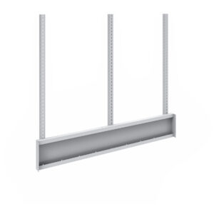 Rear Frame Uprights 3 Pack for Cubio Storage Bench (2. 0M). WxDxH: 1900X111X1720mm Ral 7035 _SKU-41010157.16