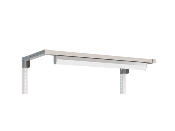 Led Light And Support Frame (1350mm) with U. K. Light. WxDxH: 1406X647X120mm Ral 7035 _SKU-41010164.16