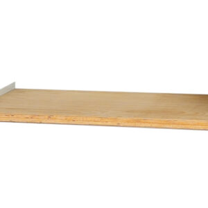 Cubio Cupboard Multiplex Shelf for 1300X650 Cupboards. WxDxH: 1220X593X25mm Brown - Natural Wood _SKU-41201030. 08V