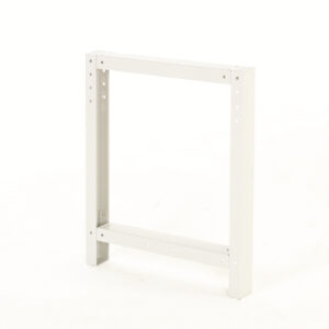 Cubio Framework Bench Endframe - Corner Bracket. WxDxH: 80X650X800mm Ral 7035 _SKU-41401001.16V