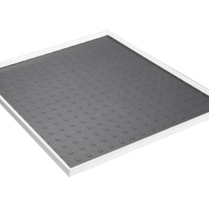 Cubio Top Tray with Inlaid Mat for 525 X 650mm Cabinet / Cupboard. WxDxH: 525X650X15mm Ral 7035 _SKU-42102006.16V