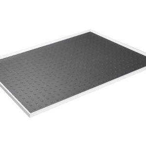 Cubio Top Tray with Inlaid Mat for 800 X 525mm Cabinet / Cupboard. WxDxH: 800X525X15mm Ral 7035 _SKU-42102011.16V
