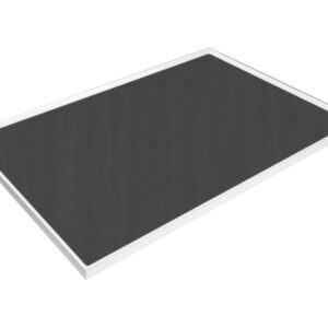 Cubio Top Tray with Inlaid Mat for 1050 X 750mm Cabinet / Cupboard. WxDxH: 1050X750X15mm Ral 7035 _SKU-42102017.16V