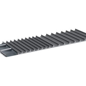 Cubio Trough Block Divider Kit 51 Compartment for Cabinet - WxDxH: 1300X525X28mm Plastic Ral 7011 _SKU-43020017