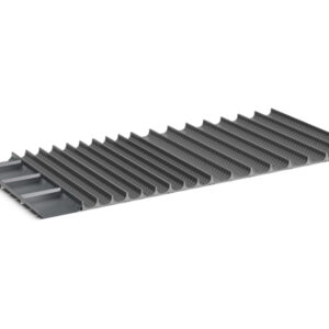 Cubio Trough Block Divider Kit 68 Compartment for Cabinet - WxDxH: 1300X650X28mm Plastic Ral 7011 _SKU-43020032