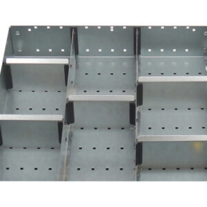 Compartment Dividers for Bott Drawers - Cubio Adjustable Divider Kit 8 Compartment for Cabinet - WxDxH: 525X525X150mm Galvanised Steel _SKU-43020627.51
