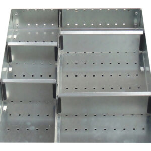 Bott Drawer Dividers - Cubio Adjustable Divider Kit 6 Compartment for Cabinet - WxDxH: 525X650X75mm Galvanised Steel _SKU-43020628.51