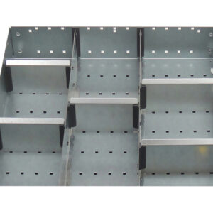 Compartment Dividers for Bott Cabinets - Cubio Adjustable Divider Kit 8 Compartment for Cabinet - WxDxH: 650X525X75mm Galvanised Steel _SKU-43020634.51