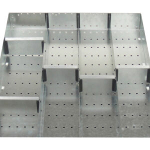 Cubio Adjustable Divider Kit 9 Compartment for Cabinet - WxDxH: 650X525X75mm Galvanised Steel _SKU-43020635.51