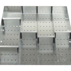 Cubio Adjustable Divider Kit 9 Compartment for Cabinet - WxDxH: 650X525X100mm Galvanised Steel _SKU-43020637.51