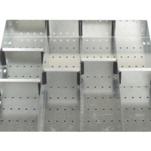 Bott Workshop Organizer Drawer - Cubio Adjustable Divider Kit 9 Compartment for Cabinet - WxDxH: 650X650X75mm Galvanised Steel _SKU-43020641.51
