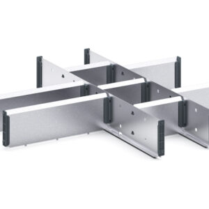 Cubio Adjustable Divider Kit 10 Compartment for Cabinet - WxDxH: 650X650X100mm Galvanised Steel _SKU-43020642.51