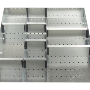 Cubio Adjustable Divider Kit 10 Compartment for Cabinet - WxDxH: 650X750X100mm Galvanised Steel _SKU-43020648.51