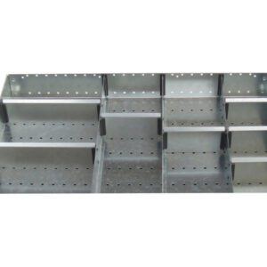 Cubio Adjustable Divider Kit 11 Compartment for Cabinet - WxDxH: 800X525X75mm Galvanised Steel _SKU-43020652.51