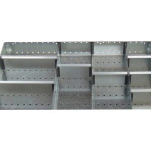 Cubio Adjustable Divider Kit 11 Compartment for Cabinet - WxDxH: 800X525X100mm Galvanised Steel _SKU-43020654.51