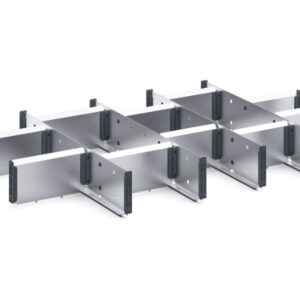 Cubio Adjustable Divider Kit 15 Compartment for Cabinet - WxDxH: 800X525X100mm Galvanised Steel _SKU-43020655.51
