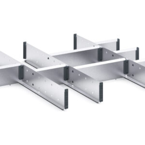 Cubio Adjustable Divider Kit 11 Compartment for Cabinet - WxDxH: 800X750X100mm Galvanised Steel _SKU-43020666.51