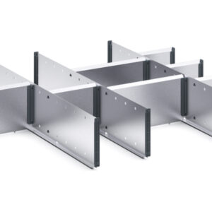 Cubio Adjustable Divider Kit 11 Compartment for Cabinet - WxDxH: 800X750X150mm Galvanised Steel _SKU-43020668.51