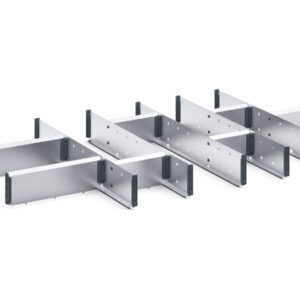 Cubio Adjustable Divider Kit 13 Compartment for Cabinet - WxDxH: 1050X650X75mm Galvanised Steel _SKU-43020676.51
