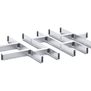 Cubio Adjustable Divider Kit 13 Compartment for Cabinet - WxDxH: 1050X750X75mm Galvanised Steel _SKU-43020682.51