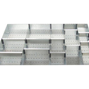 Cubio Adjustable Divider Kit 16 Compartment for Cabinet - WxDxH: 1050X750X75mm Galvanised Steel _SKU-43020683.51