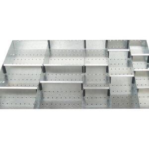 Cubio Adjustable Divider Kit 16 Compartment for Cabinet - WxDxH: 1050X750X150mm Galvanised Steel _SKU-43020687.51