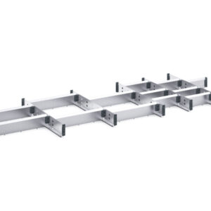 Cubio Adjustable Divider Kit 20 Compartment for Cabinet - WxDxH:1300X525X75mm Galvanised Steel _SKU-43020689.51