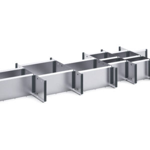 Cubio Adjustable Divider Kit 20 Compartment for Cabinet - WxDxH:1300X525X150mm Galvanised Steel _SKU-43020693.51