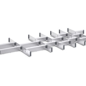 Cubio Adjustable Divider Kit 21 Compartment for Cabinet - WxDxH: 1300X650X75mm Galvanised Steel _SKU-43020695.51