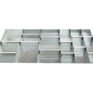 Cubio Adjustable Divider Kit 20 Compartment for Cabinet - WxDxH: 1300X750X75mm Galvanised Steel _SKU-43020701.51