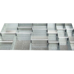 Cubio Adjustable Divider Kit 20 Compartment for Cabinet - WxDxH: 1300X750X150mm Galvanised Steel _SKU-43020705.51