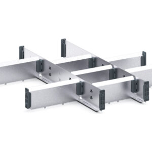 Bott Cabinet Drawer Separators - Cubio Adjustable Divider Kit 10 Compartment for Cabinet - WxDxH: 525X525X75mm Galvanised Steel _SKU-43020711.51