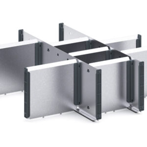 Cubio Adjustable Divider Kit 10 Compartment for Cabinet - WxDxH: 525X525X150mm Galvanised Steel _SKU-43020713.51