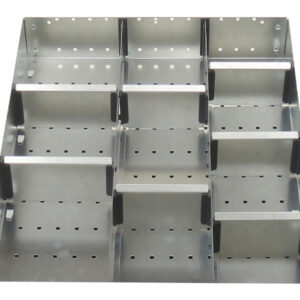 Bott Dividers - Cubio Adjustable Divider Kit 10 Compartment for Cabinet - WxDxH: 525X650X75mm Galvanised Steel _SKU-43020714.51