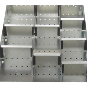 Cubio Adjustable Divider Kit 10 Compartment for Cabinet - WxDxH: 525X650X150mm Galvanised Steel _SKU-43020716.51