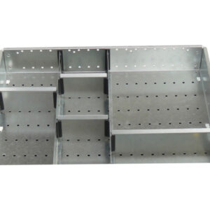 Cabinet Drawer Dividers - Cubio Adjustable Divider Kit 7 Compartment for Cabinet - WxDxH: 650X525X75mm Galvanised Steel _SKU-43020717.51