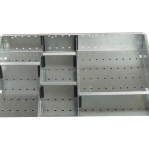 Bott Cubio Drawer Organiser - Cubio Adjustable Divider Kit 7 Compartment for Cabinet - WxDxH: 650X525X100mm Galvanised Steel _SKU-43020718.51