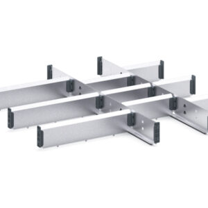 Cubio Adjustable Divider Kit 12 Compartment for Cabinet - WxDxH: 650X650X75mm Galvanised Steel _SKU-43020720.51