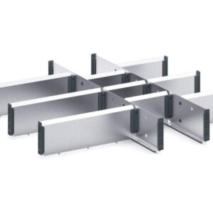Cubio Adjustable Divider Kit 12 Compartment for Cabinet - WxDxH: 650X650X100mm Galvanised Steel _SKU-43020721.51