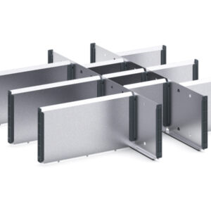 Cubio Adjustable Divider Kit 12 Compartment for Cabinet - WxDxH: 650X650X150mm Galvanised Steel _SKU-43020722.51