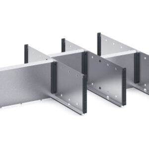 Cubio Adjustable Divider Kit 7 Compartment for Cabinet - WxDxH: 800X525X150mm Galvanised Steel _SKU-43020728.51