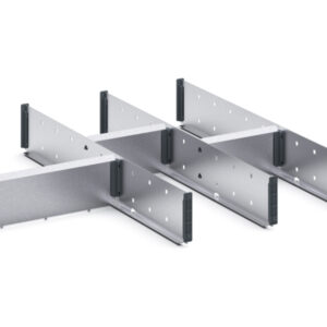 Cubio Adjustable Divider Kit 7 Compartment for Cabinet - WxDxH: 800X650X100mm Galvanised Steel _SKU-43020730.51